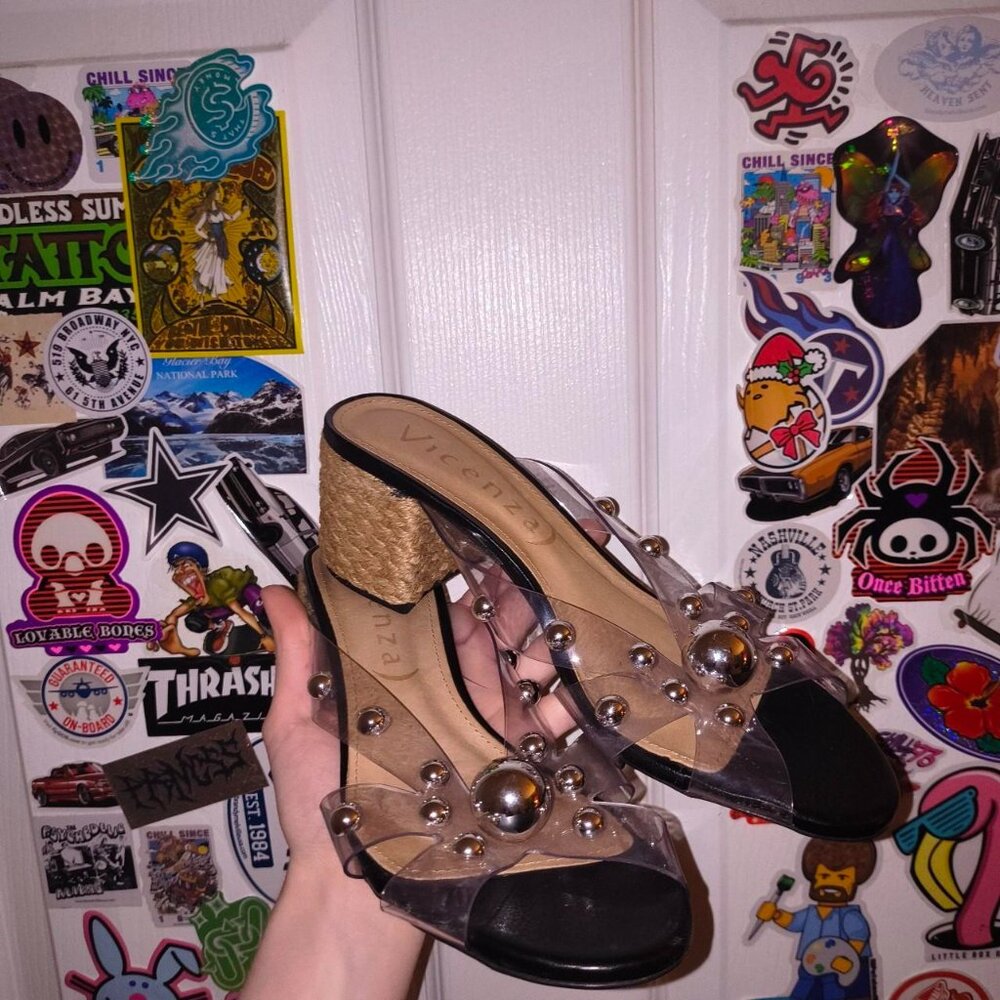Vicenza Women's Black and Brown Footwear